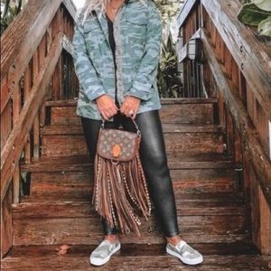 Camouflage army jacket women